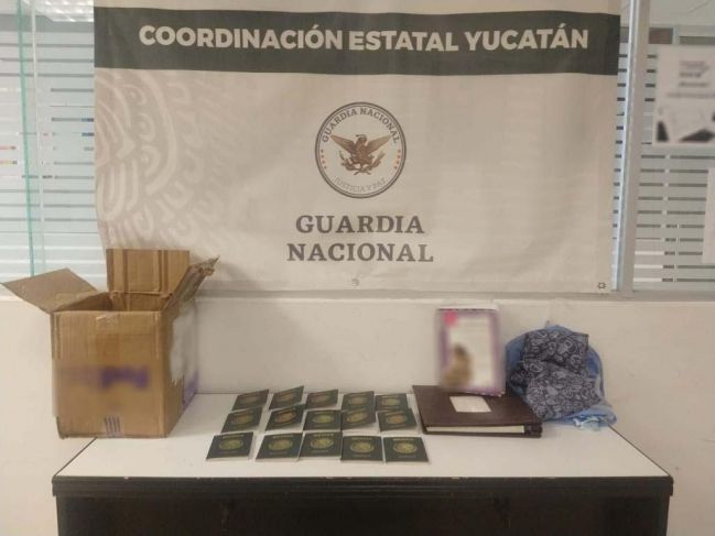 La GN detecta 15 pasaportes, aparentemente apócrifos, en aeropuerto de Mérida